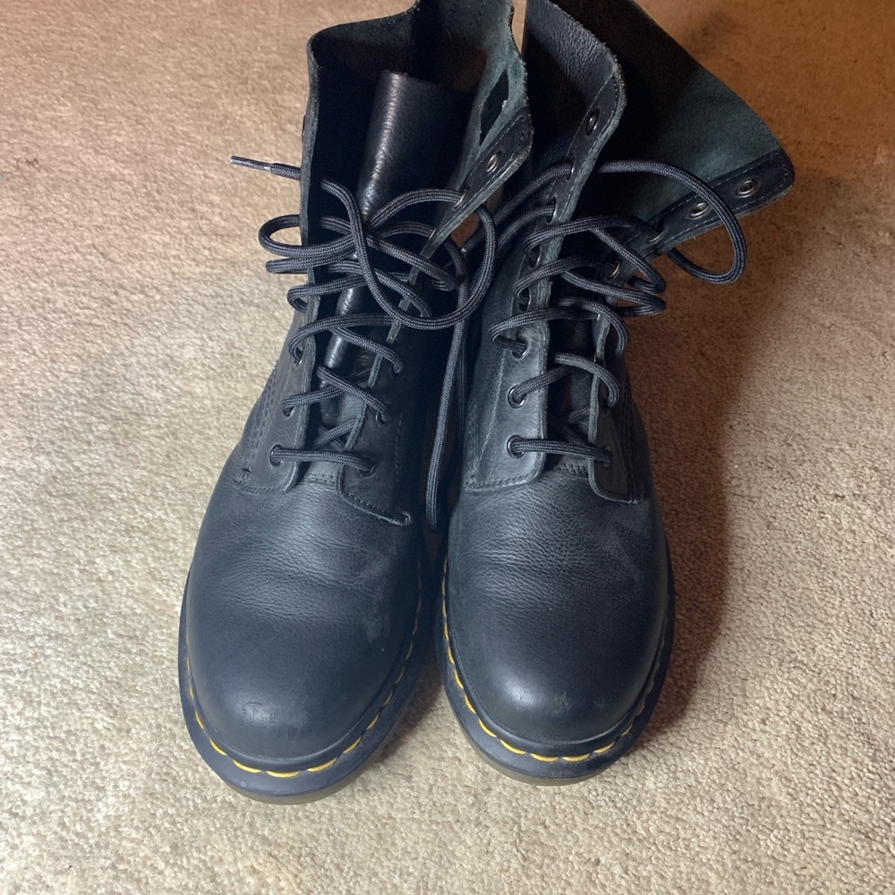 Dr. Martens Black Leather Boots